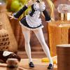 16cm Lucy Heartfilia Anime Figure Virgo Standing Maid Dress Model Action Double Ponytail Statue Doll Decor Ornaments Poseable Articulated Scale
