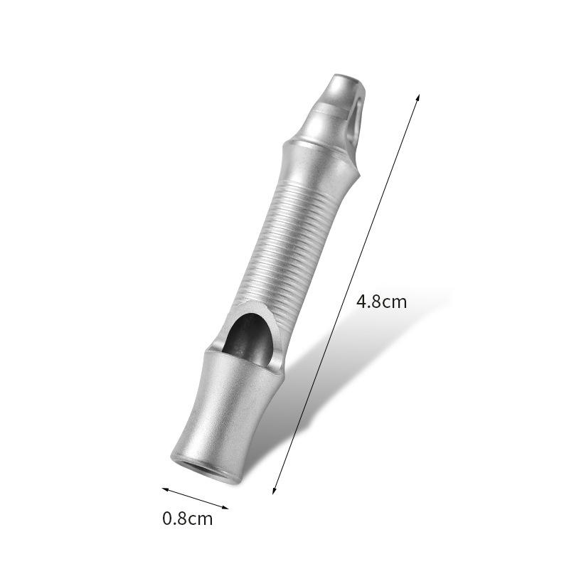 Stainless Steel High-Frequency Survival Whistle for Outdoor and Referee Training