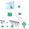 Unique Four Leaf Clover Pendant Necklace Tokyo Avenger Cosplay Decor Gift For Girl