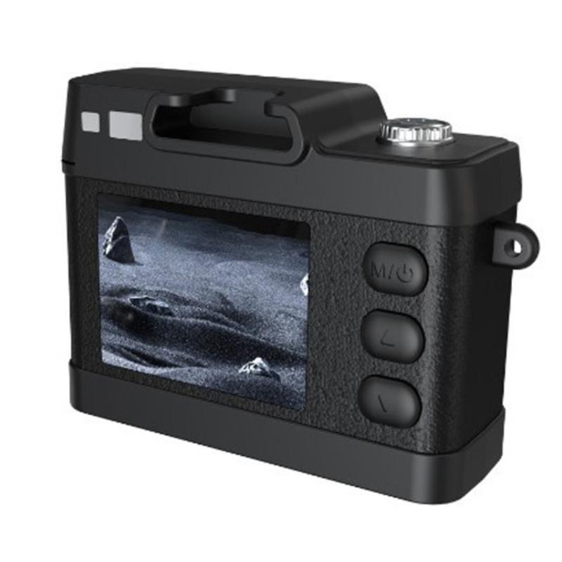 Compactly Vintage Style Camera 1080P Video Recorder Pocket Size With Builts In LED Flash Perfect For Students Traveler