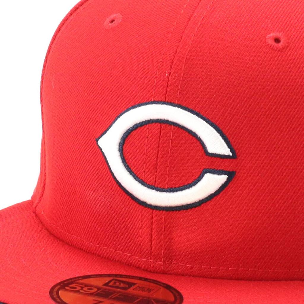 [New Era] Cap, Japanese Professional Baseball, Hiroshima Toyo Carp, 7 12, 5950, NPB, 09 HIRCAR SCAWHT 25J