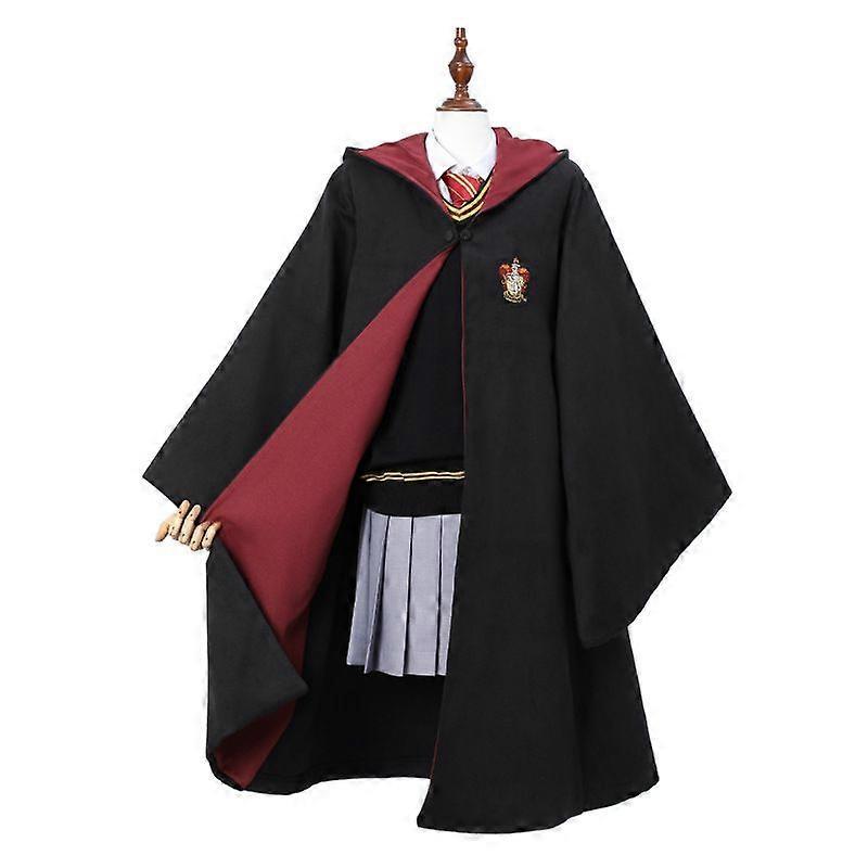 Gry-ffindor Uniform Child Adult Harry-P0tter Same Cosplay Stage Performance Costume H0gg 0ates College Halloween Costume less