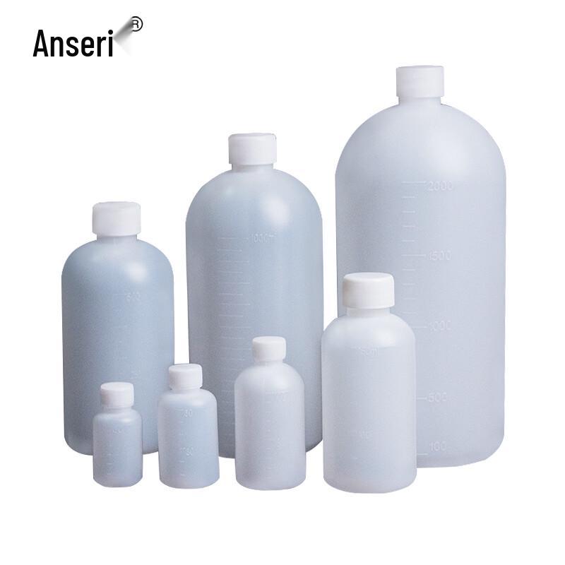 Ansai Rui 2000ml Plastic Narrow-Mouth Reagent Bottle (Pack of 5)