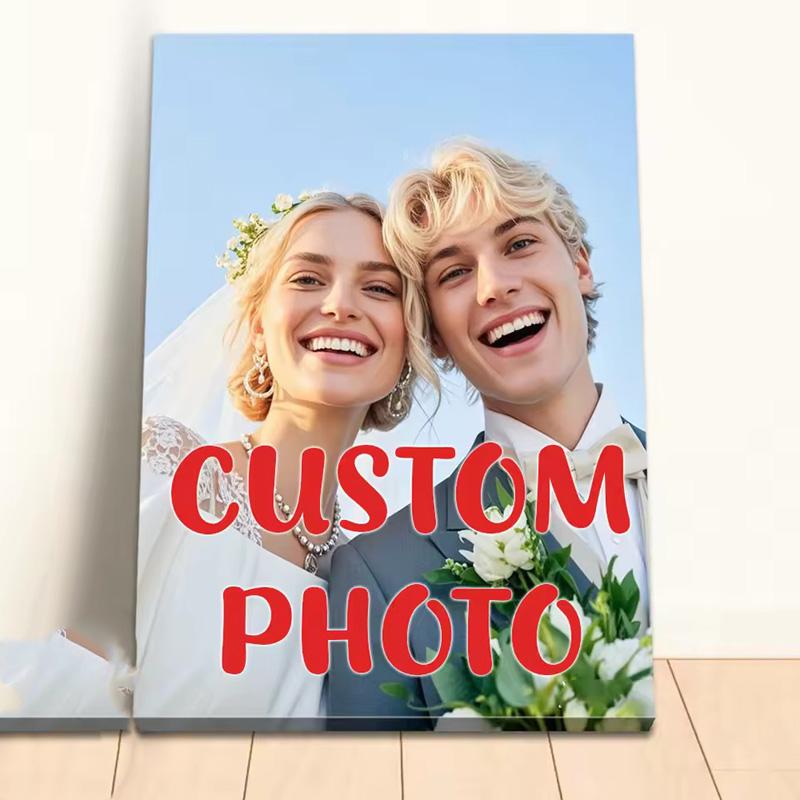 Imprimeu pe pânză personalizat, Artă de perete personalizată cu fotografiile tale, pentru decor dormitor, sufragerie, bucătărie, baie, pentru festivaluri, petreceri, evenimente tematice