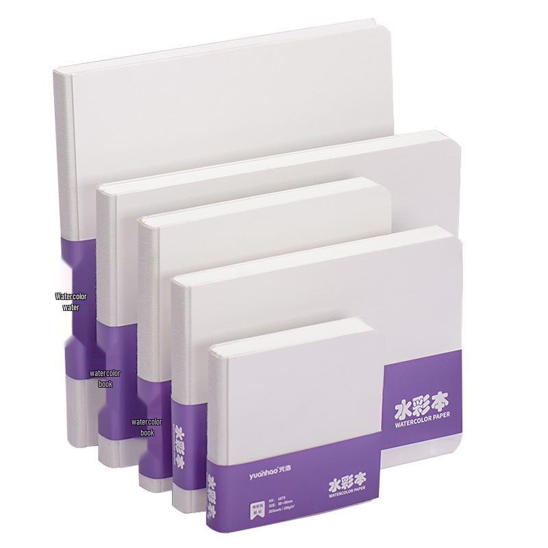 Portable Square Mini Watercolor Book: Acrylic, Cotton Pulp, and Fine Grain Paper for Painting and Doodling