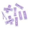 10Pcs Solid Color Hairpins BB Hair Clips Lovely Rectangle Girls Snap Clip Barrettes For Headwear Hair Style Wash Up Makeup Tools