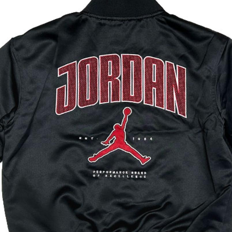 Jordan Jacket Stand Collar Comfortable Long Sleeve Fashionable Kids jackets Black IB8373-010