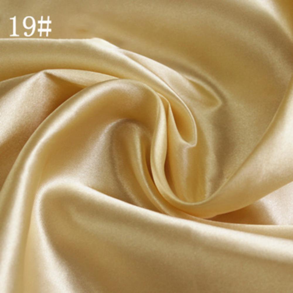 DIY 150*100cm Satin Fabric Handmade Imitation Silk Sewing Material Solid Color Clothing Fabric For Clothing Gift Box