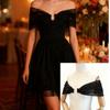 DIY Sheer Shawl Off-the-shoulder Bridal Wedding Dress Accessories New Shoulder Straps