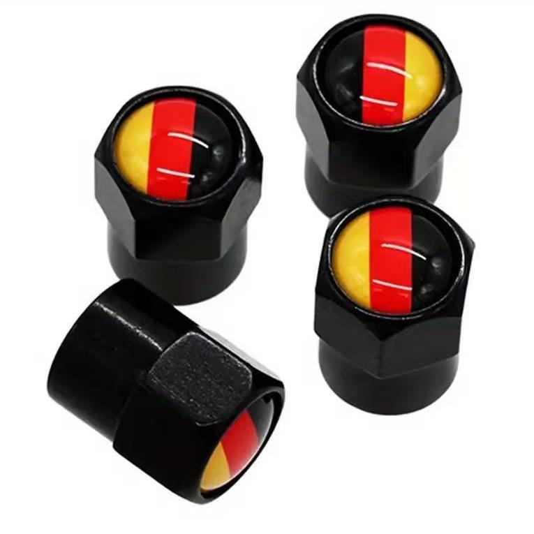 Universal Heart‑Shaped Mini Tire Valve Stem Caps Multi‑Logo Car Wheel Modification Accessories
