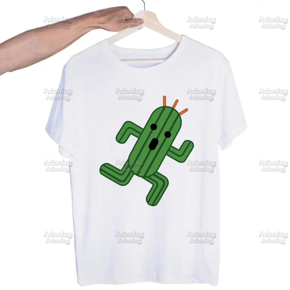 Final Fantasy 7 Fan Art Harajuku Men's Tshirt Printed Unisex Short Sleeve T-shirt Cool Cartoon Casual Male Streetwear Tops