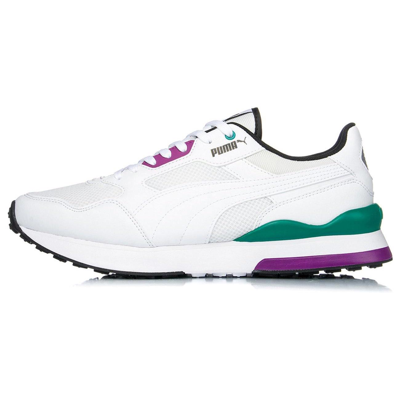 PUMA R78 FUTR Low Running Shoes Black/White Men s 374895-09 EU 35.5