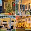 7M Solar String Lights LED Waterproof 8 Lighting Modes for Courtyard Garden Tree Party Christmas Halloween Decorations