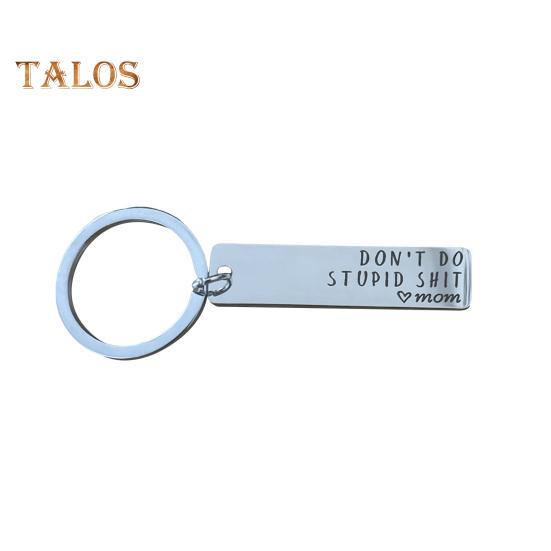 

Брелок-напоминание для сына, мама, забавный подарок на любовь, не делай глупостей, брелок на Рождество, Валентина, день рождения, выпускной, кулон серебряный