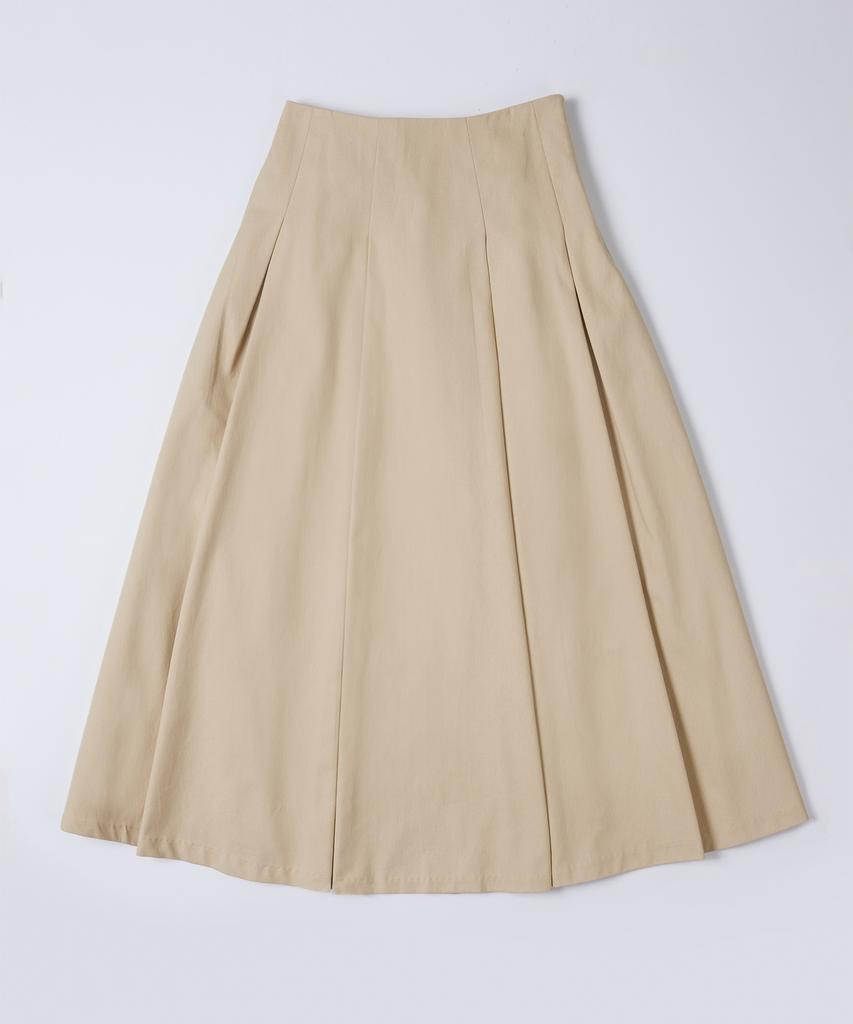G And Gb Cotton Coconut Skirt_Beige