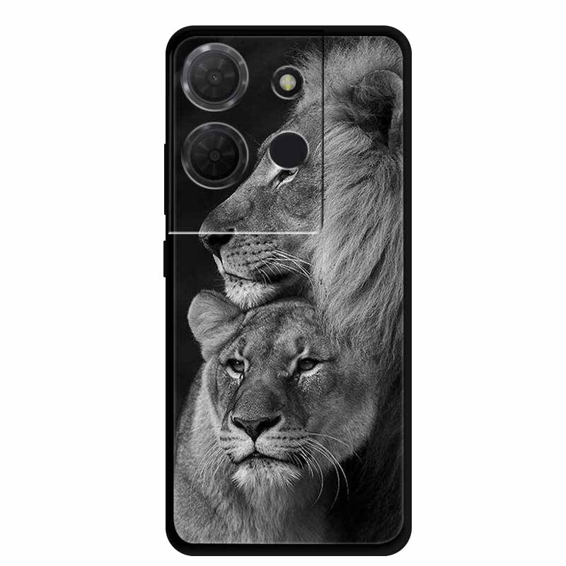 Cover For TCL 503 TPU Silicone Phone Case Flower Blossoms Para Capa Bumper Funda TCL503 Soft Protector Fashion Shockproof Bumper