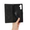 For Samsung Galaxy A35 5G Leather Case Grid Splicing Stand Wallet Phone Cover