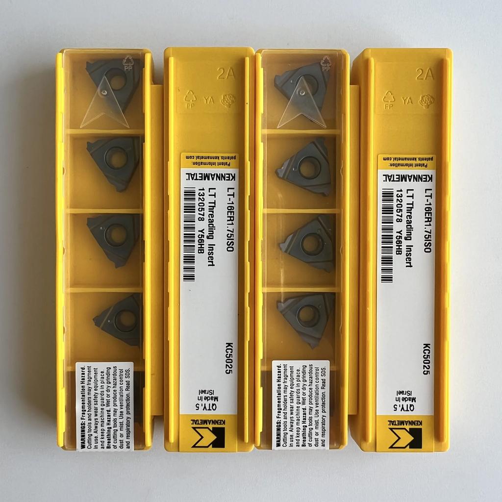 Original / LT-16ER1.75ISO KC5025  /  Industrial Indexable Carbide Inserts 10 Pcs