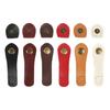 Handmade Hasp Buttons Leather Bag Buckles with Sewing Holes DIY Bag Accessories