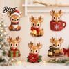 Winter Wonderland Tree Countdown Calendar Christmas Advent Whitetail Deer Decorations 2D Calendar 24-Day with 24