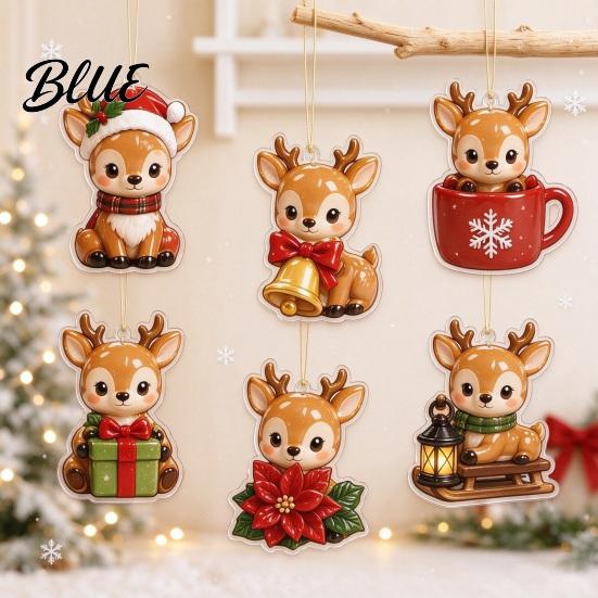 Winter Wonderland Tree Countdown Calendar Christmas Advent Whitetail Deer Decorations 2D Calendar 24-Day with 24