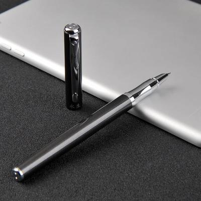 1Pc Black/Pink/Purple Metal Fountain Pen, 0.5mm Fine Iraurita Nib, Snap Cap Closure - Ideal for Business & Personal Signature Office School Supplies