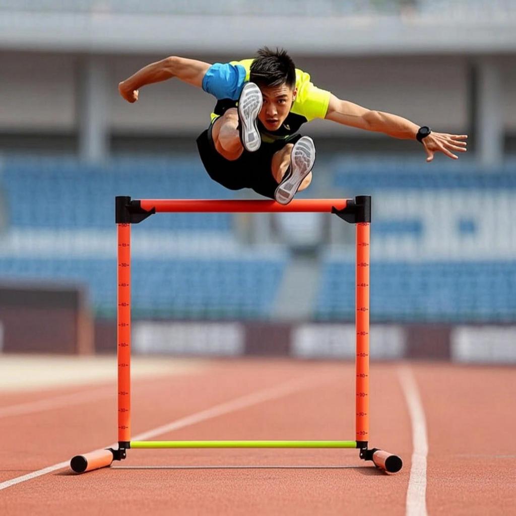 Adjustable Agility Hurdles Versatile Lightweight PVC Training