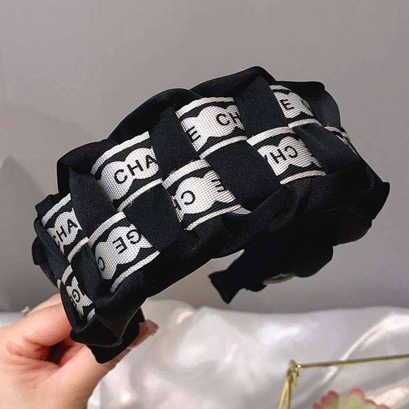 

Письмо плетеный широкополый ободок высококачественные женские аксессуары для волос