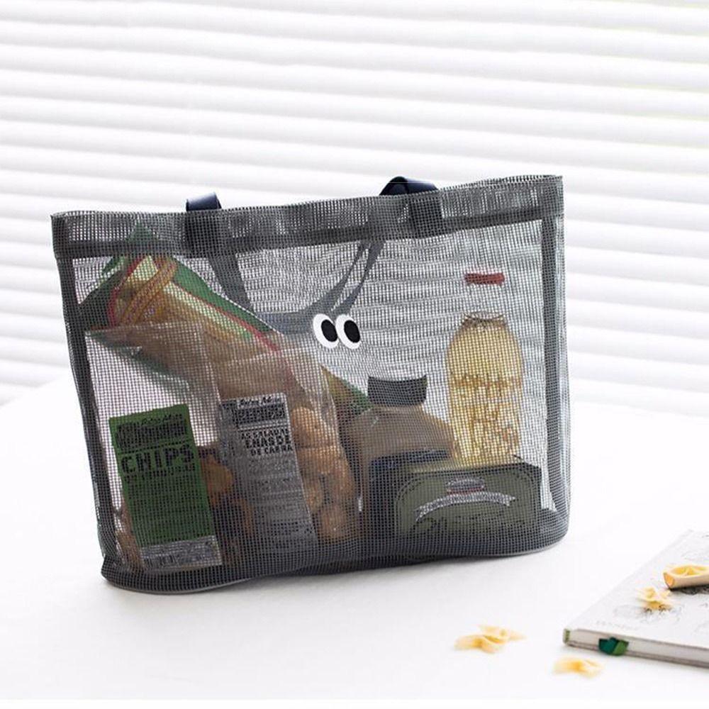 with Handle Cute Shopping Handbag Foldable Travel Toiletries Organizer Cartoon Wash Totes  Summer