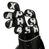 10Pcs PU Leather Waterproofs Golfs Iron Head Cover Golfs Iron Head Protective Cover Golfs Accessories Gifts for Golfers