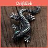 Retro Lizard Brooch Vintage Animal Alloy Pin For Men Women Gift