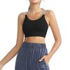 High-Impact Women's Yoga Bra: 4-Row Buckle Sports Vest for Summer
