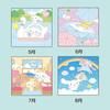 Sanrio Wall Wall 452548 Calendar, Medium, 2025, Cinnamoroll, Hanging,