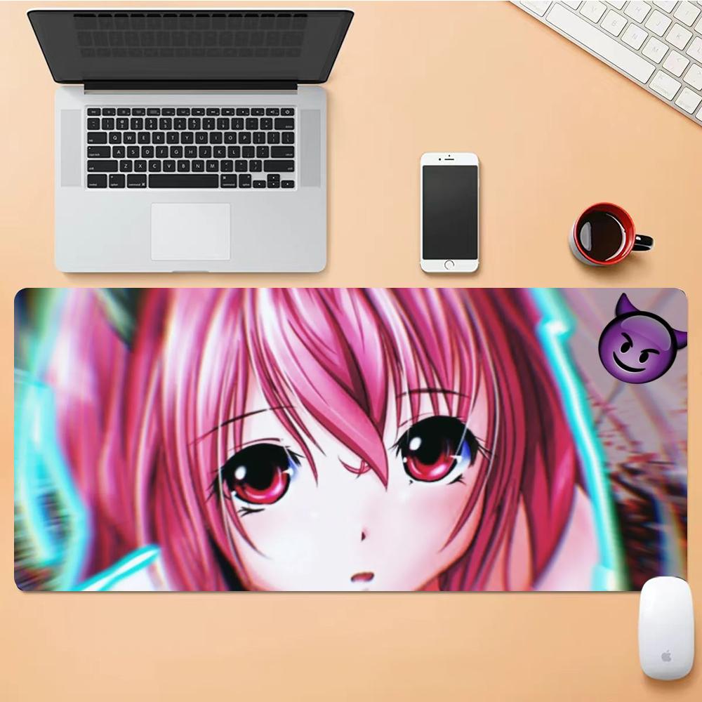 EElfen Lied Mouse Pad Desk Mouse Pad Cute HD Desk Pad Extended Gaming Keyboard Mats Large XXL Gamer Mousepad x