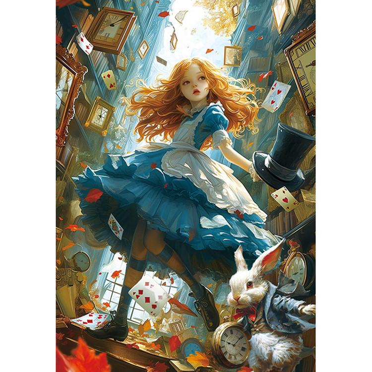 Alice rum-tid pussel illustration 1000 bitar, populärt koreanskt pussel