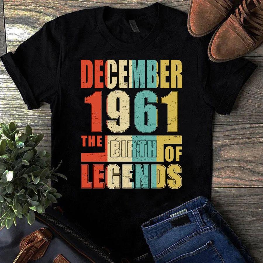 Men s and Women s T-shirts December 1961 The Birth M