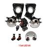 Car LED Fog Light For Toyota RAV4 2016 2017 2018 Headlight Fog Lamp Cable Switch Grille Cover Halogen Foglights Frame