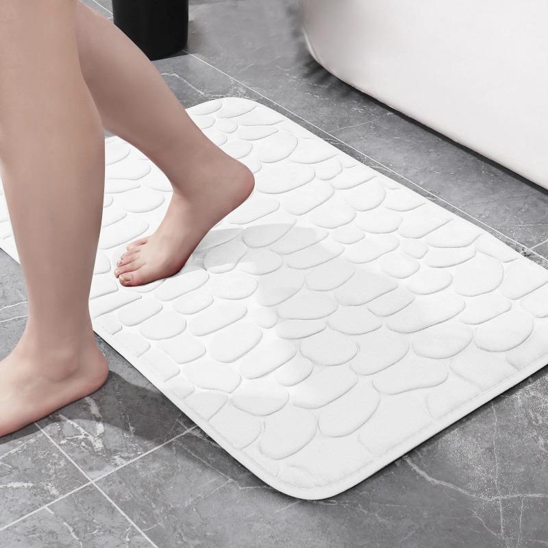 Bathroom Mat Bath Non-slip Carpets In Wash Basin Bathtub Side Floor Rug Shower Room Doormat Memory Foam 3D Pad