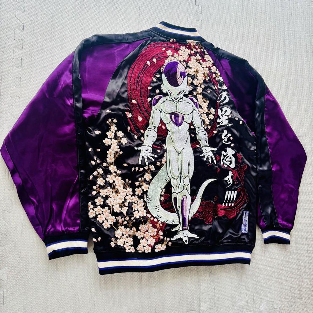 [USED] Super rare Karakuridama x DRAGONBALL Z Frieza reversible sukajan jacket