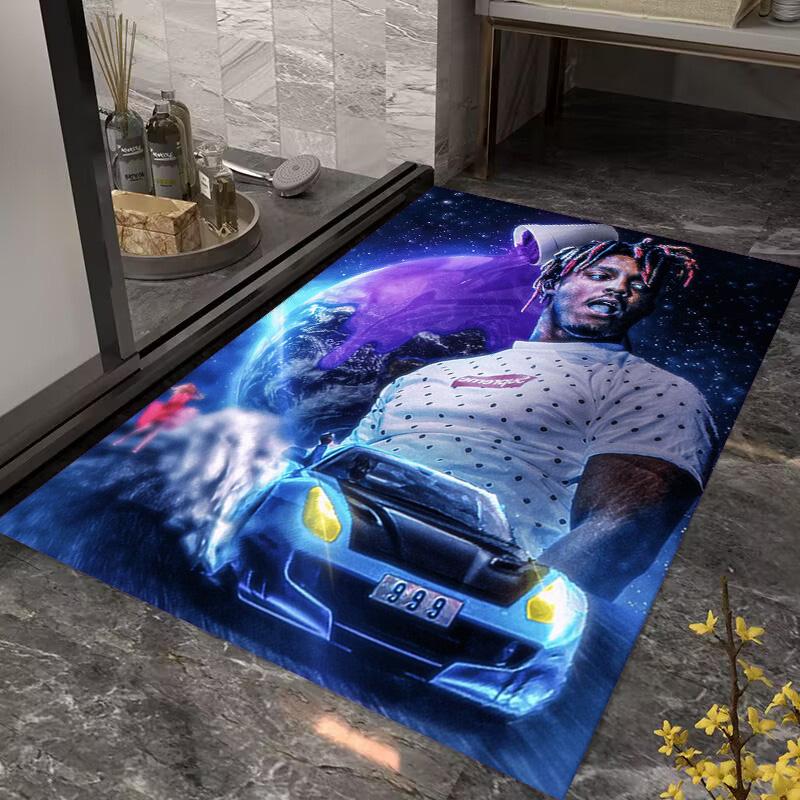 Juice Wrld: Legacy Sound Carpet Suitable for All Seasons Living Room and Bedroom Mats Art Bathroom Mat Office Chair Cushion
