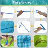 Handheld Hot Tub Vacuum ABS Manual Disassembled Washable Cordless Spa Cleaner for Dirt Grass and Other Debris