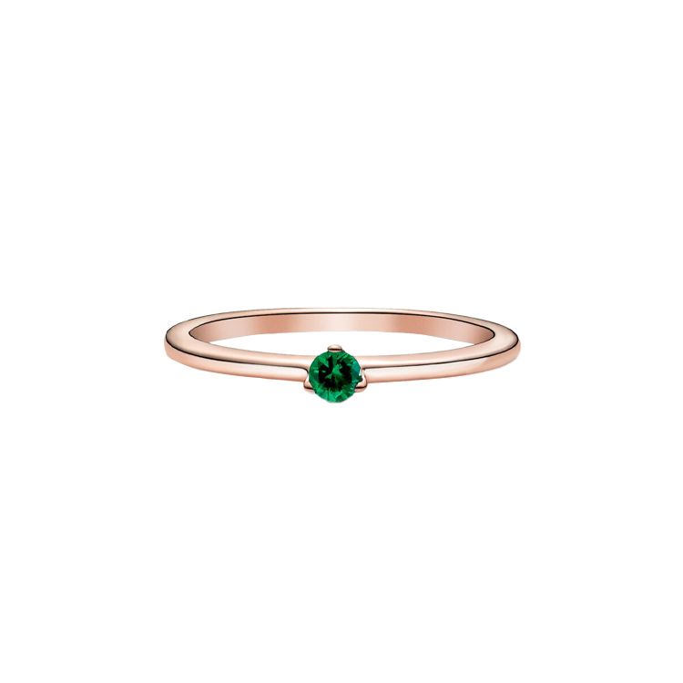 Pandora Green Solitaire Ring Women rings 189259C05 50