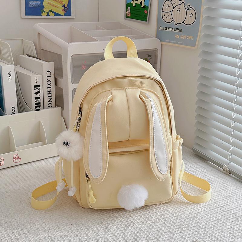 School Bag High Value Japanese Girl Ins Travel Shopping Mini Backpack Milk Huhu Children Spring Outing Research Small Backpack