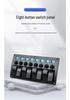 8-Position Universal Switch Panel with Overload Protection for Cruise Ships (12-24V)