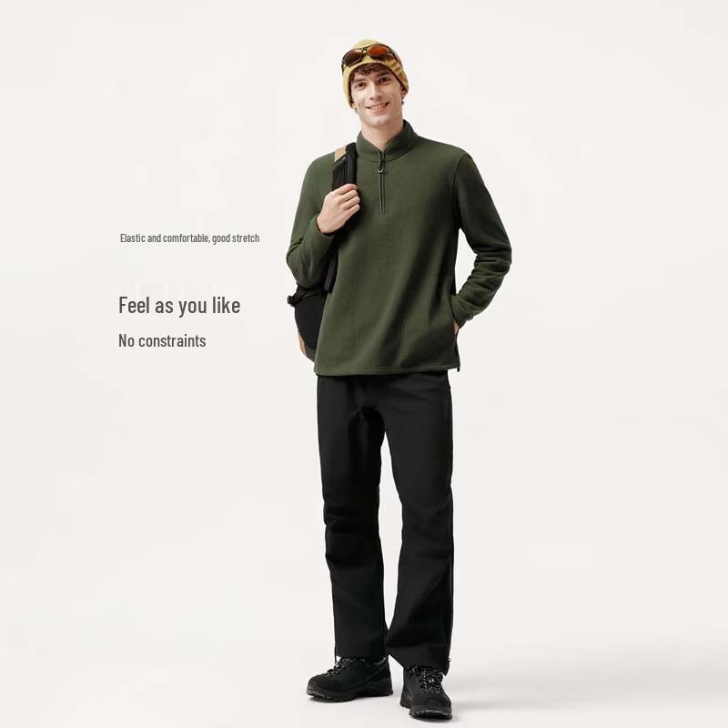 

Tanboer Men s Casual Half-Zip Sweatshirt TA5562551A L