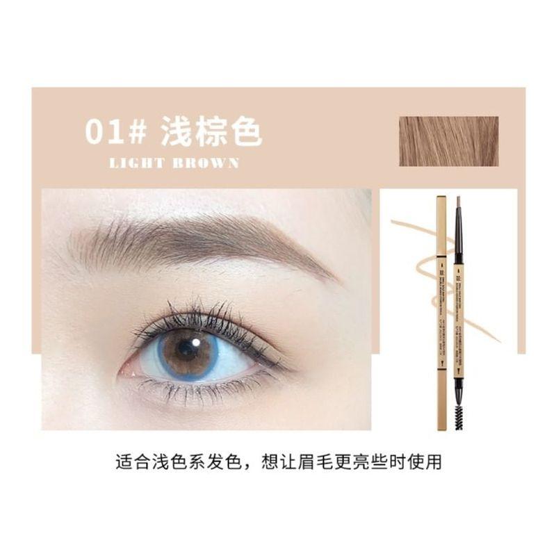Xixi - Dual Head Eyebrow Pencil - 3 Colors