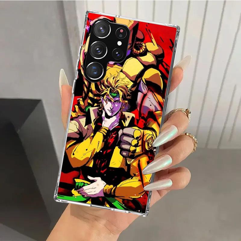 JoJo Bizarre Adventure Phone Case for Samsung Galaxy S26 S24 S23 Ultra S25 Edge S22 S21 Plus S20 FE + Soft Print Shell Funda Gal