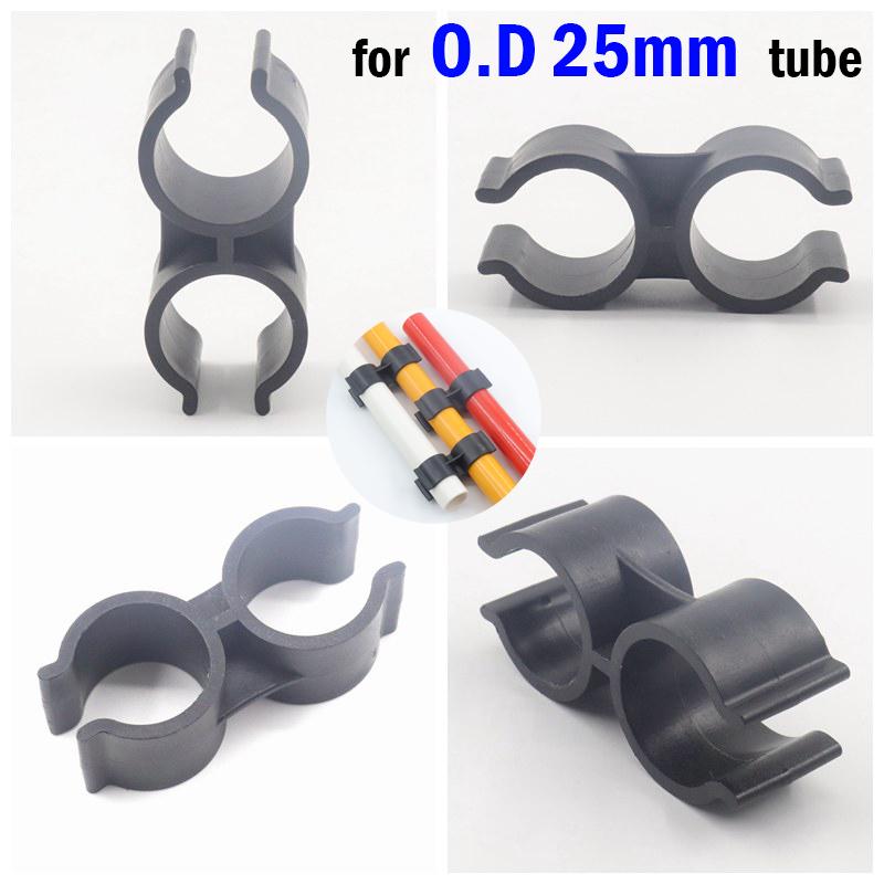 20/25/32mm Type H PVC Pipe Clamp Aquarium Fish Tank Water Supply Tube Brace Retainer Garden Water Pipe Support Fixing Joint