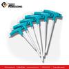 Green T-Type Anti-theft Torx Wrench with Plastic Handle - Double-Ended Hex Socket Screwdriver