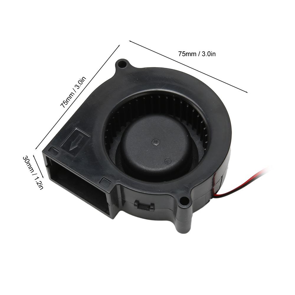 75x75x30mm Cooling Blower Fan DC 12V Brushless Cooling Fan Computer Case Cooler  Computer Chassis